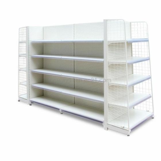 Heavy Duty Cold Rolled Steel Supermarket Displaying Rack Gondola