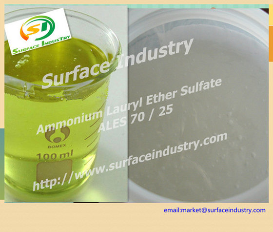 Non Irritation Raw Material Ammonium Lauryl Sulfate ALS 70 30 25