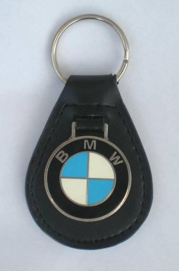 Bmw keychain leather