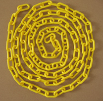 塑料链条警示链防护链晒衣链塑链胶链链锁隔离链