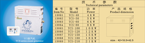 YCS 蒸汽机