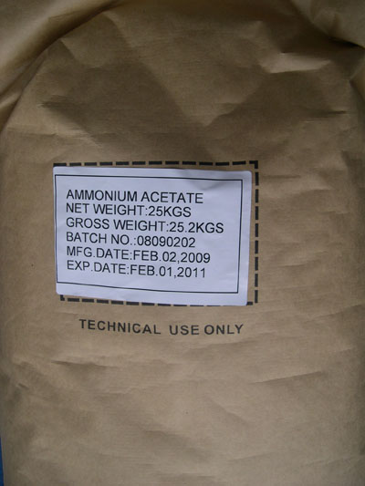 Ammonium acetate formula
