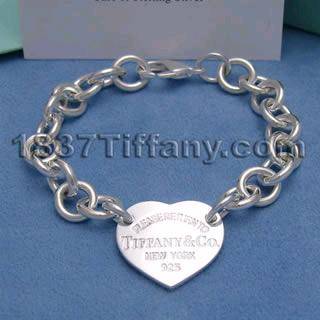 tiffany heart tag return bracelet silver necklace sterling