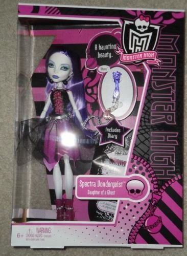 Monster High Spectra Vondergeist Doll with PET Ferret