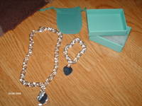 Tiffany+and+co+necklace+and+bracelet+set