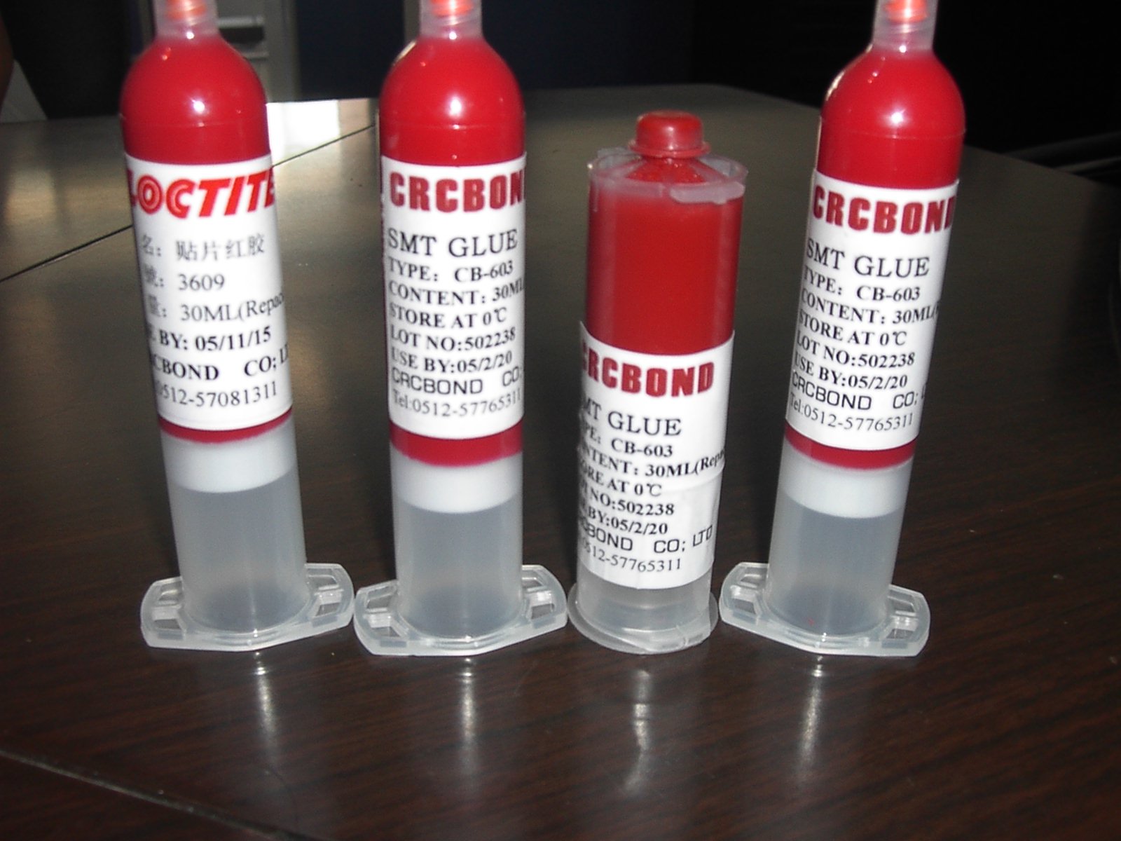 CRCBOND厌氧胶，快干胶，螺丝固定剂，密封胶，SMT贴片红胶