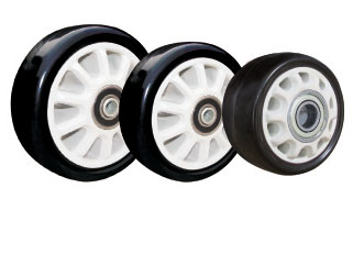 Industrial spend porous polyurethane wheels