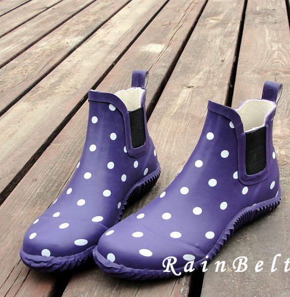 Purple Rot Rubber waterproof boot