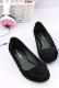 Lovely Heart-Shape Wedge Shoe Black