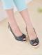 Bowknot Front Lovely Sandals Black