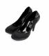 High-Thin-Heel Antislip Shoe Black