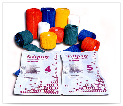 Orthopedic semi-rigid casting tape(Softpoly Cast)