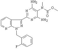 N-[4,6-二氨基-2-[1-[(2-氟苯基)甲基]-1H-吡唑并[3,4-B]吡啶-3-基]-5-嘧啶基]-N-甲基氨基甲酸甲酯