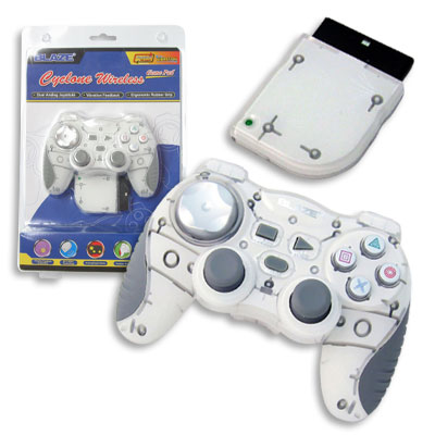 PS2白色手柄 无线版 
