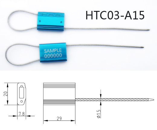 铝合金钢丝封 （HTC03-A15)