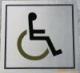 残疾人标识牌