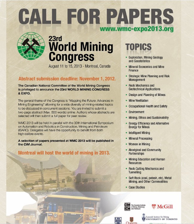 2014年加拿大国际矿业设备展及矿山机械展