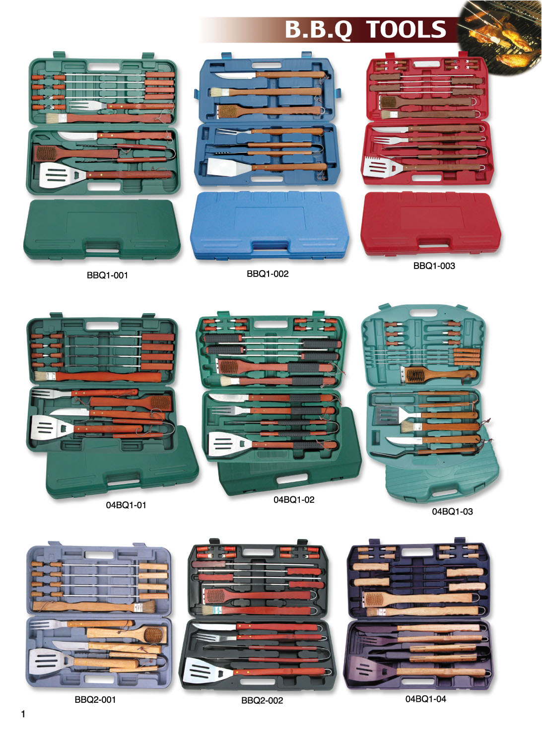 BBQ tools set