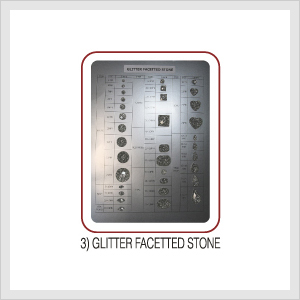 Glitter Facetted Stone (HS CODE : 7018.10.9000)