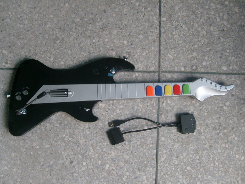 wireless guitar for ps2 ps3 wii