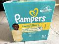 Pamperd Swaddlers Active Baby Diapers Enormous Pack - Size 1 - 164ct