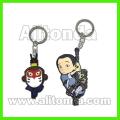 Customize PVC Key Chain Cartoon Keychains Key Ring Key Buckle Plastic Gifts