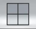 Vertical Concealed and Horizontal Visible Curtain Wall