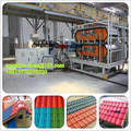 Plastic PVC Colony/Colonial Glazed Roof Tile Making Machine