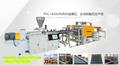 Hot and Cold Weather Resistant, High Capacity  Plastic PVC Roof Tile Making Machine