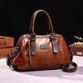 New Retro Fashion European and American Style One-shoulder Handbag Messenger Large Capacity Soft
