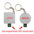 USB Web Key Flyer, URL Auto Pop Up, Full Colour Printing