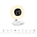XANSO Wake Up Light with Sunrise Alarm Clock and Fast Wireless Charger