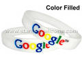 STARLING Silicone- Silicone Bracelets, Debossed Color Filled Silicone Wristbands, Debossed Bracelets