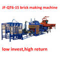PLC Control Fully Automatic  Interlocking Pavement Block Making Hydraulic Machine QT6-15