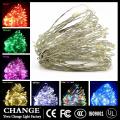 Solar Battery USB LED Copper Wire Fariy String Lights for Holiday Christmas Festive Party Wedding De