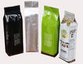 Side Gusset Plastic Packaging Bags with Valve for Coffee,Tea