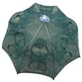 Wholesale Folded Portable 24 Holes Fishing Net Crab Baits Trap Lobster Cage