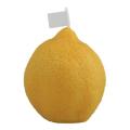 Customised Elegant Large Yellow Irregular Lemon Honey Cotton Wick Coconut Wax Gift Box Aroma Candles