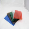 UNIQUE Colored PC Polycarbonate Plastic Hollow Roofing Panels