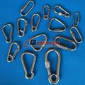 Stainless Steel Snap Spring Hooks, Carabine Hooks, Carabiners and Quick Links