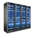 CFC Free Drink Commercial Display Refrigerator 1700L 4 Full Glass Door