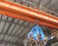 Double Girder Grab Lifting Overhead Crane Indoor Design