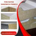 Fire Rated Rock Wool Sandwich Panels for Roofing and Walls/ Ceiling.