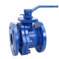 ANSI Standard PN16 Cast Iron Ductile Iron GGG40/GGG50 Flange Reduced  BoreBall Valve with Handlever