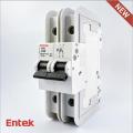 ENTEK Miniature Circuit Breaker, 20A, Two Poles, C Curve, UL 489 MCB