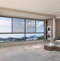 Modern Villa Style Prefabricated Aluminum Sliding Window Three -layer Glass Sound Insulation Thermal