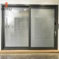 GEDELI Heavy Duty Modern Office Door Shutter Sliding Door External Glass Slide Large Sliding Patio D
