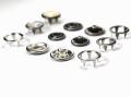 Four Part Button Stainless Steel Prong Snap Button