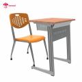 College School Classroom Single Student Desk and Chair Set