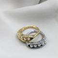 Fashion Jewelry Ring Brass Pearl Korean Accessory Style